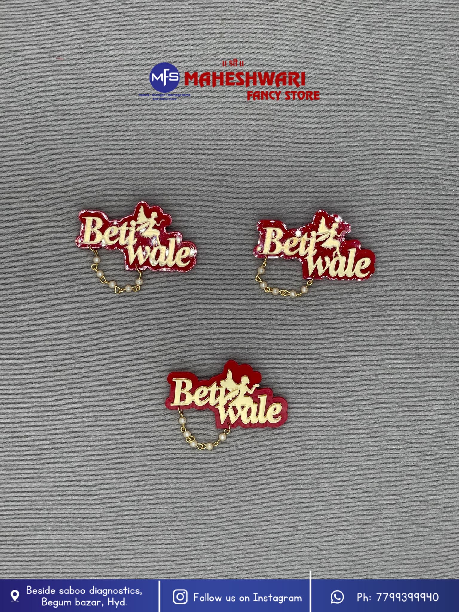 Betiwale Swagat Brooch